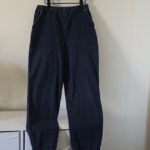 croft & barrow Indigo Elastic Waist Denim Shorts